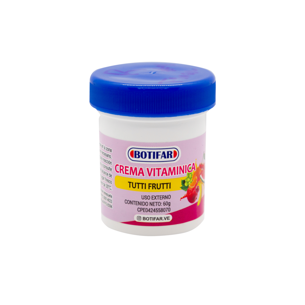 CREMA VITAMINICA TUTI FRUTI X 60GR